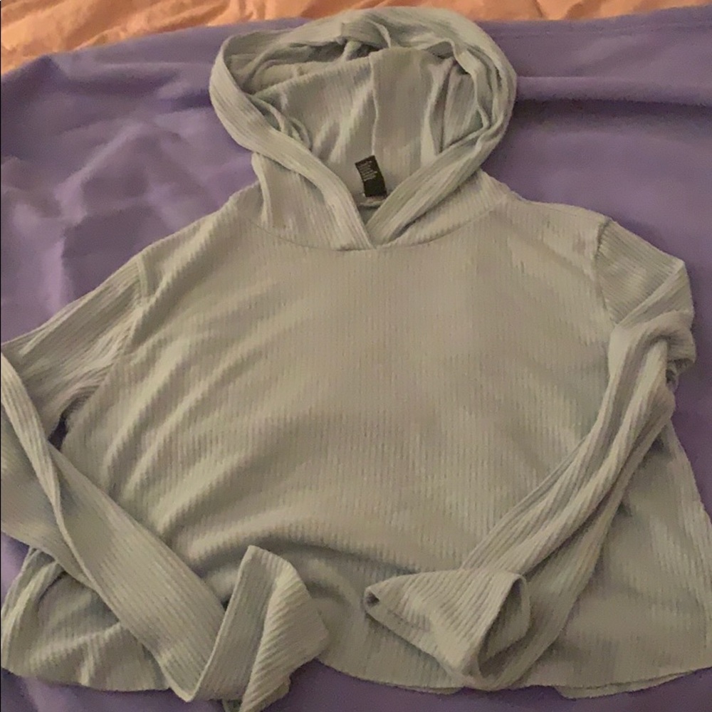 forever 21 cropped hoodie